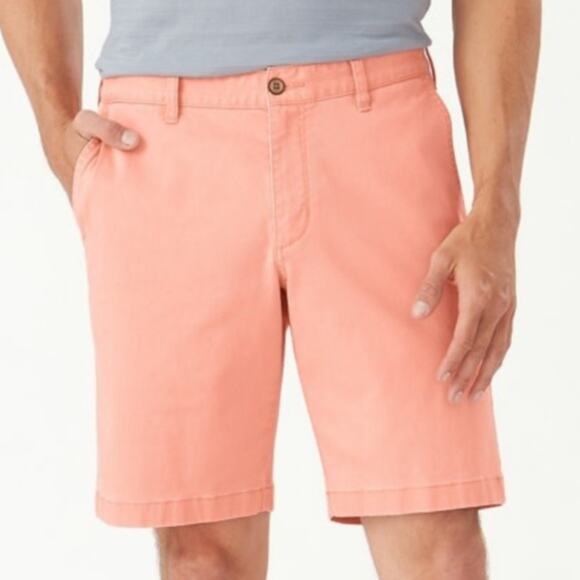 Tommy Bahama Peach Chino Shorts Men’s 36 Relaxed Cotton Flat Front - Picture 1 of 7